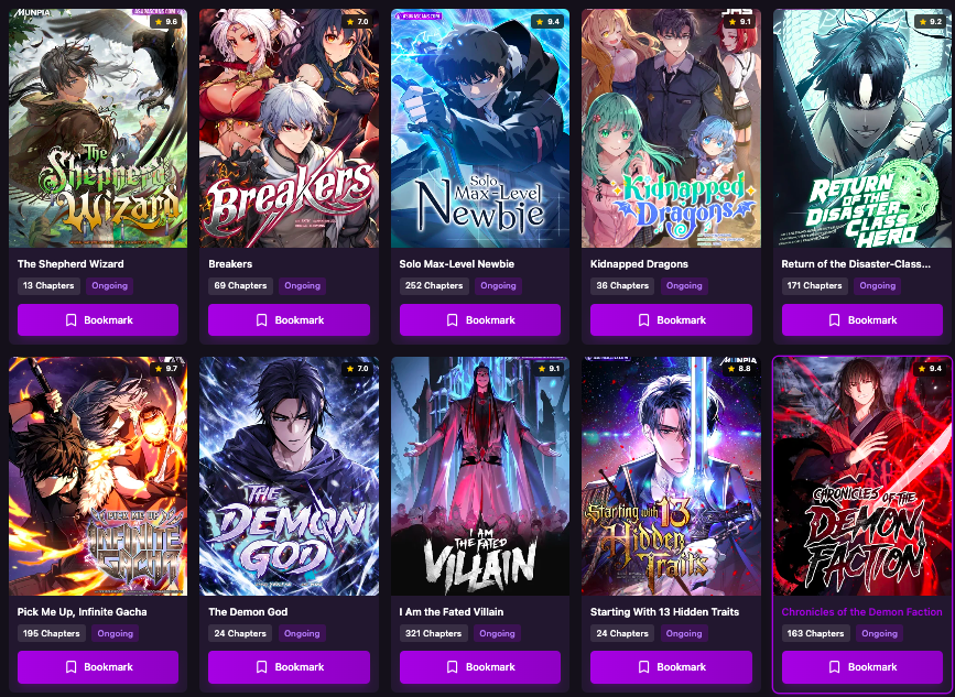 AsuraScans Platform - Read Manga and Manhwa Online